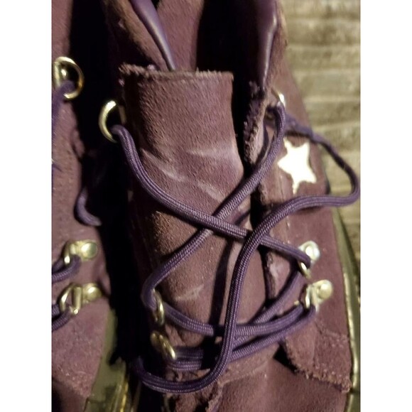 CONVERSE Mountain Club Purple Platform Shoes Womens 9 - Picture 7 of 12